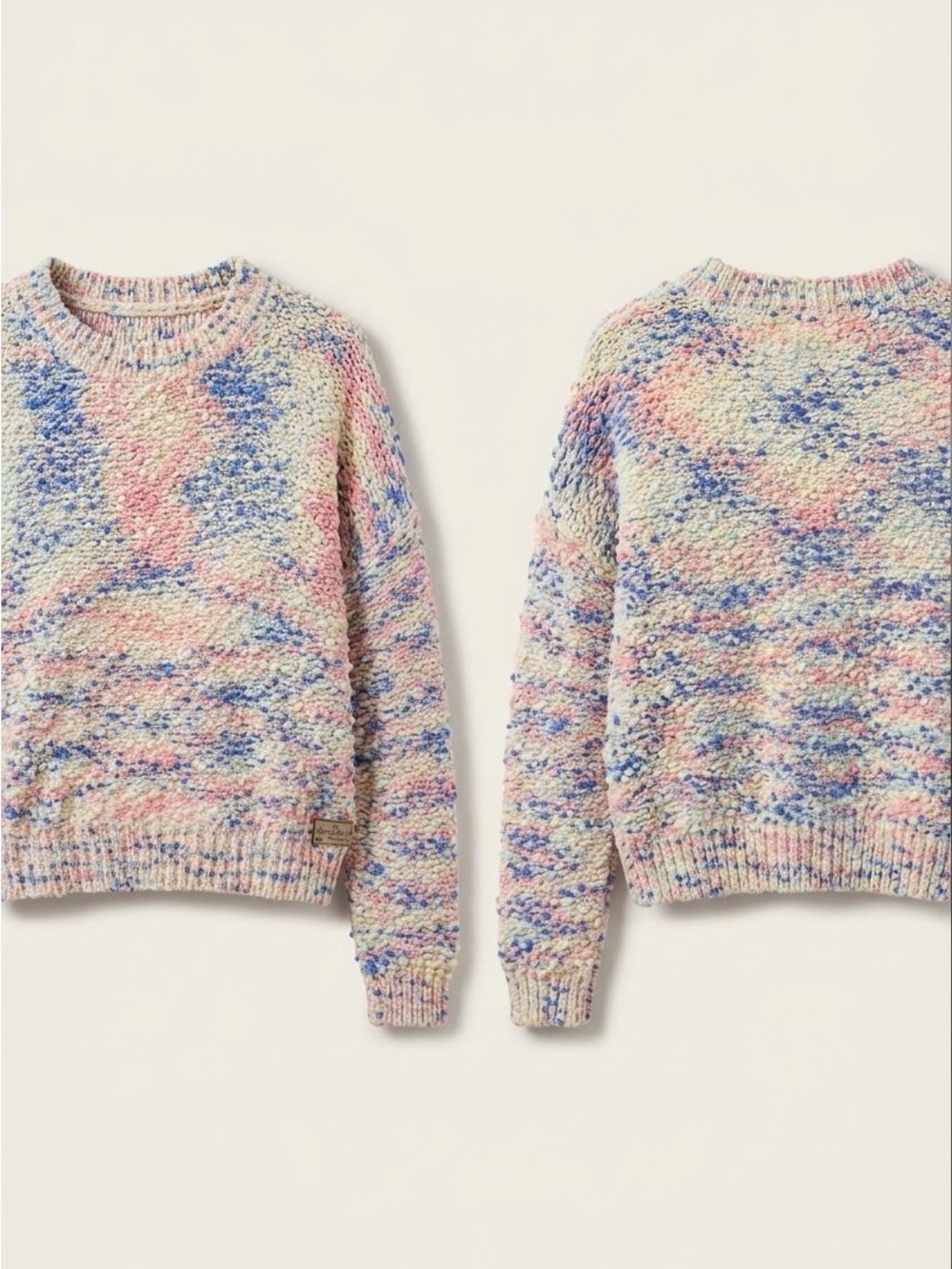 Dreamers NWT Confetti Bouclé Knit Sweater – Women's M – Multicolor Pastel